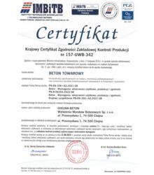 Certyfikat 157-UWB-342